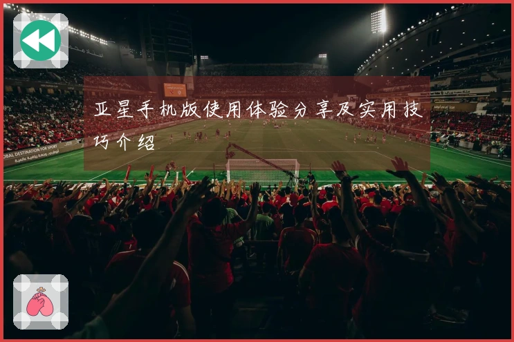 亚星手机版使用体验分享及实用技巧介绍